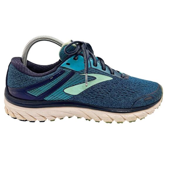 Brooks Adrenaline GTS 18 Running Sneaker Shoes‎ Blue Women's Size 10 B (Medium) - Picture 1 of 8
